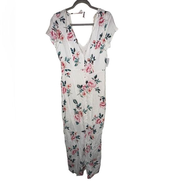 Charlotte Russe floral maxi dress L - Picture 1 of 3